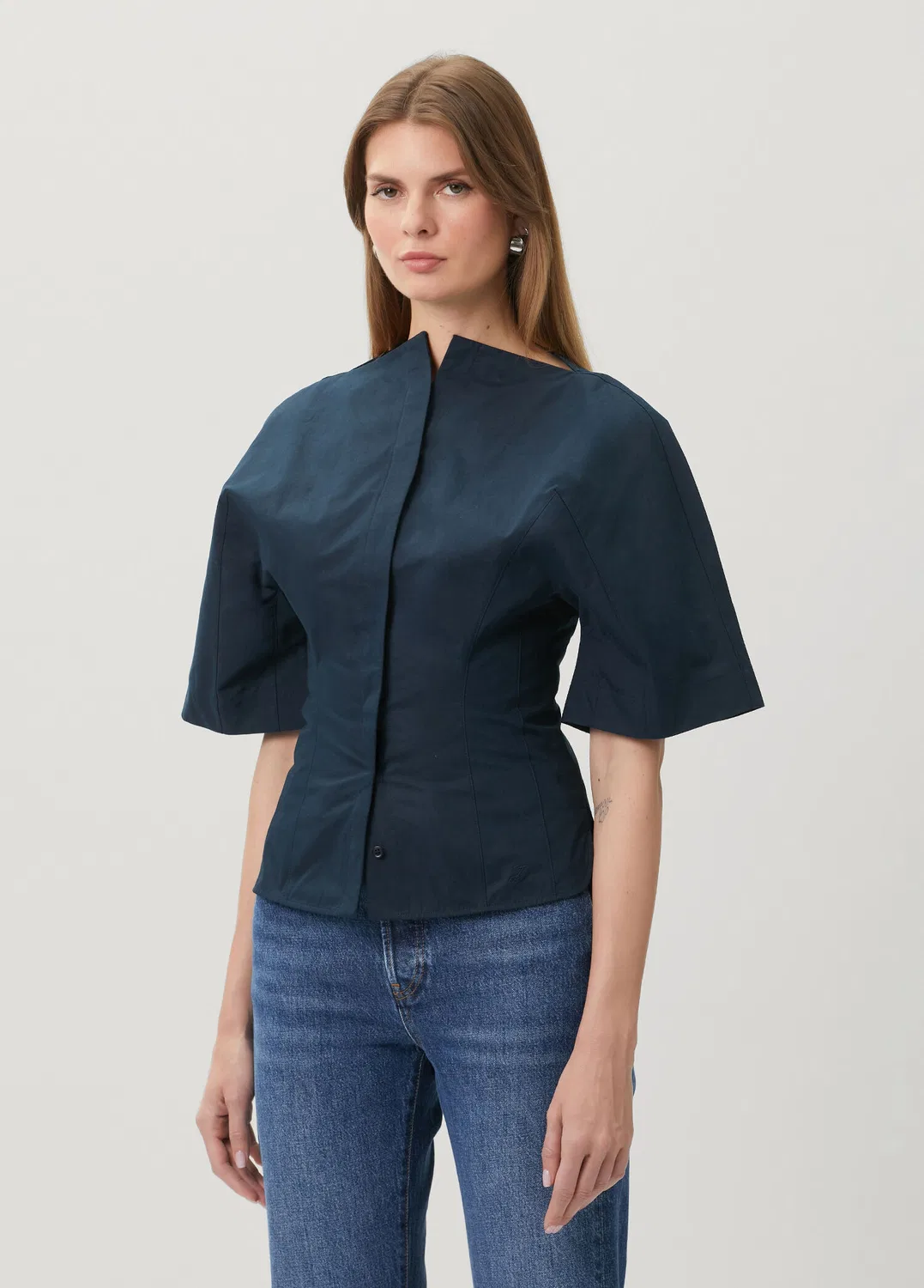 Блуза Jacquemus La Chemise, lacivert