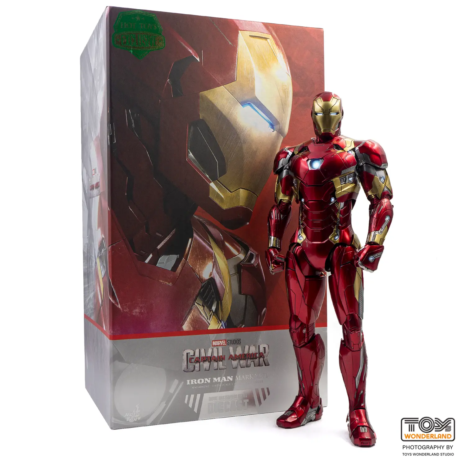 

Фигурка Hot Toys Marvel, Captain America: Civil War Iron Man Mark XLVI 1:6 MMS608D42, 32 см