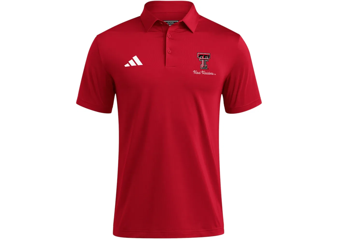 Мужская рубашка-поло с длинным рукавом Adidas, Team Power Red/White