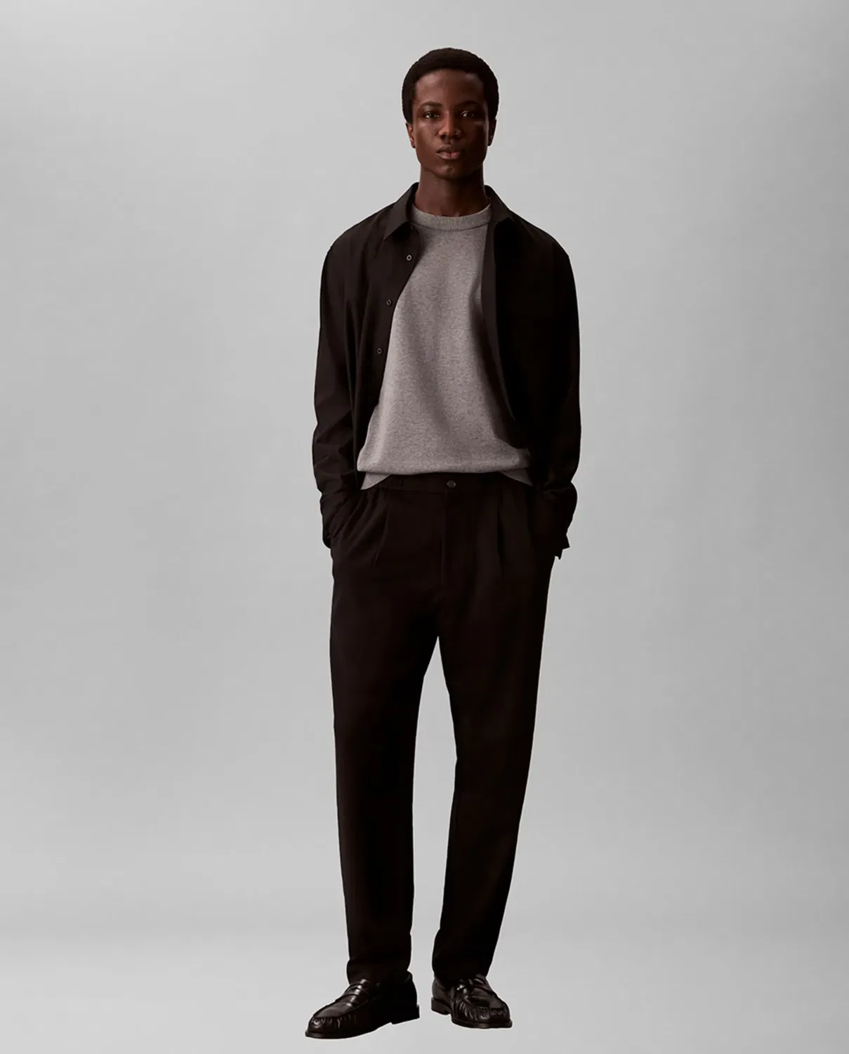Мужские брюки из технического трикотажа Calvin Klein, Negro