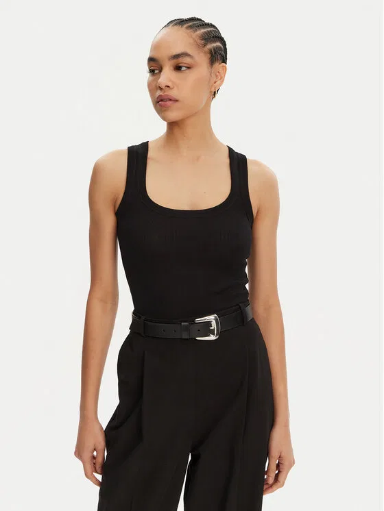 Топ regular fit Jacquemus, черный