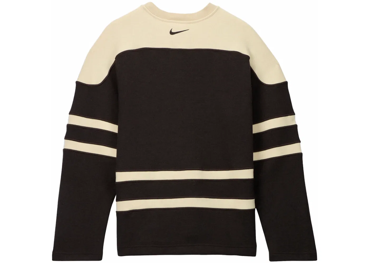 Женский свитер с принтом Nike x BODE Lacing Knit, Brown/Cream — фото 2
