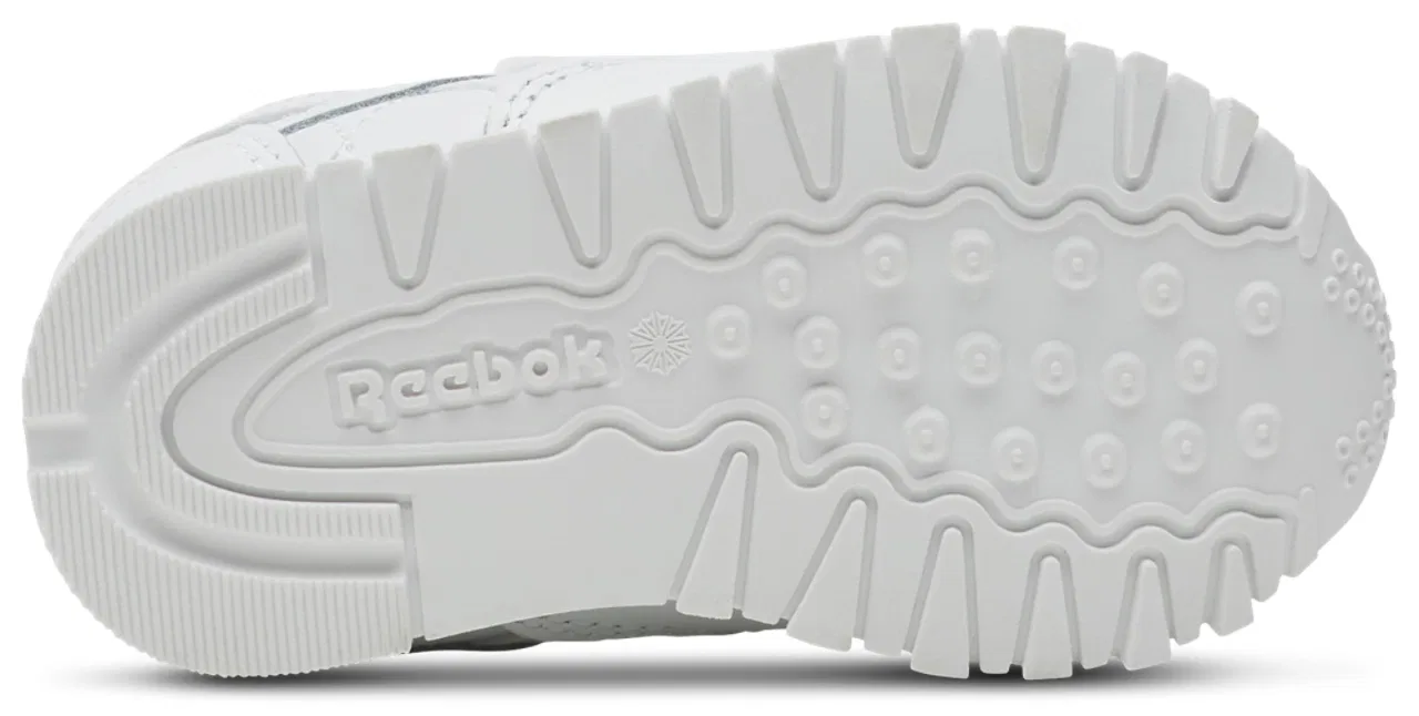 Кроссовки для малышей Classic Leather Reebok, цвет Footwear White/Grey — фото 4