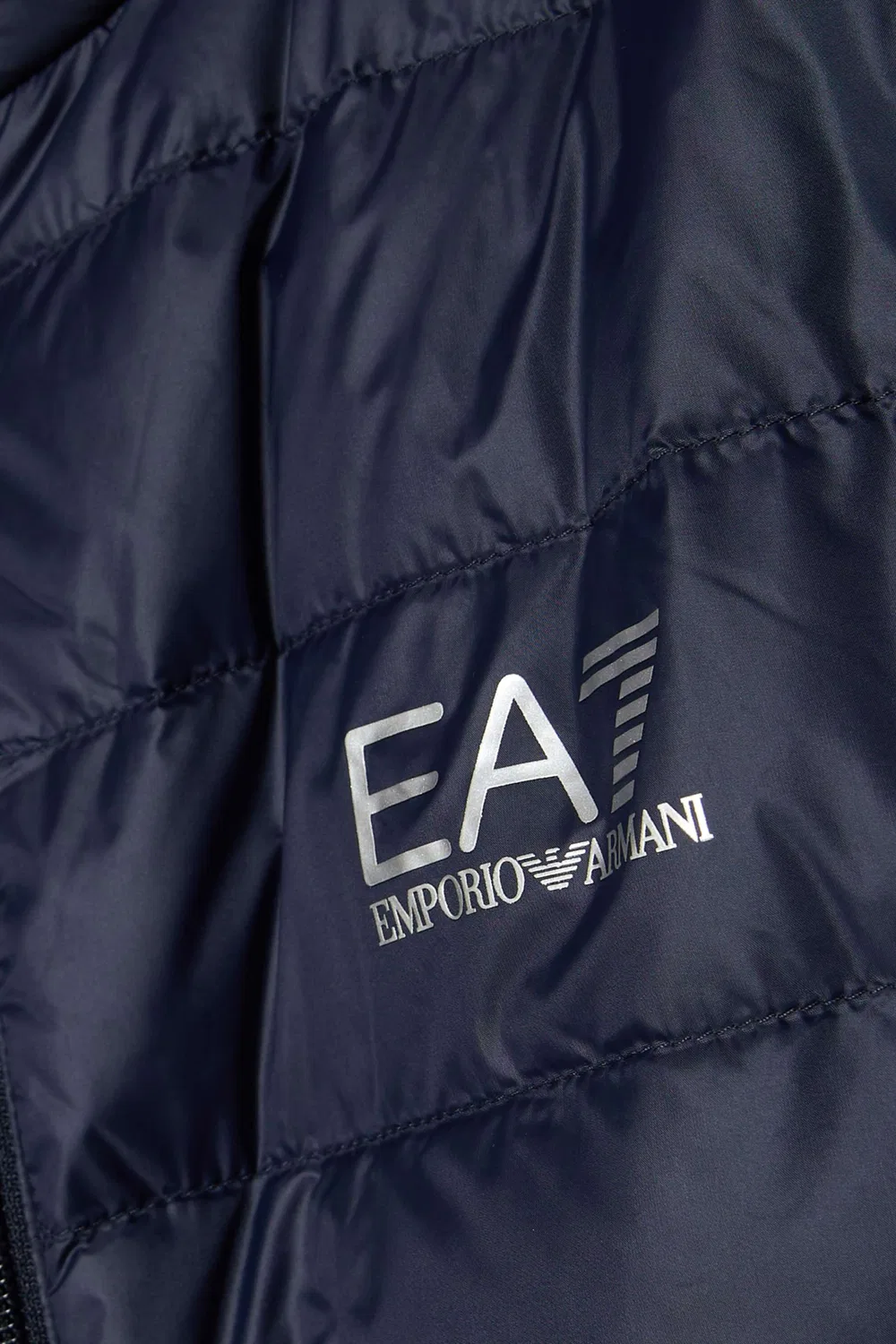 Куртка стеганая из нейлона Emporio Armani, синий — фото 4
