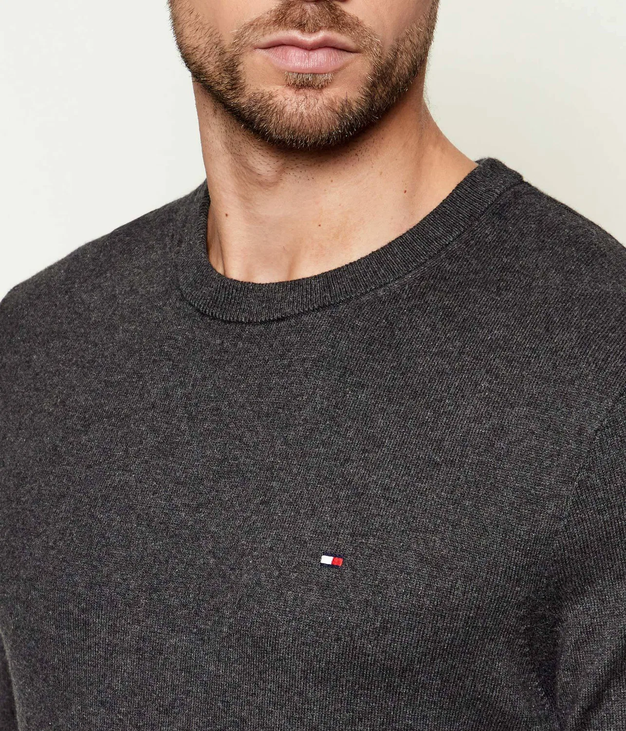 Свитер с круглым вырезом Tommy Hilfiger, графит — фото 4