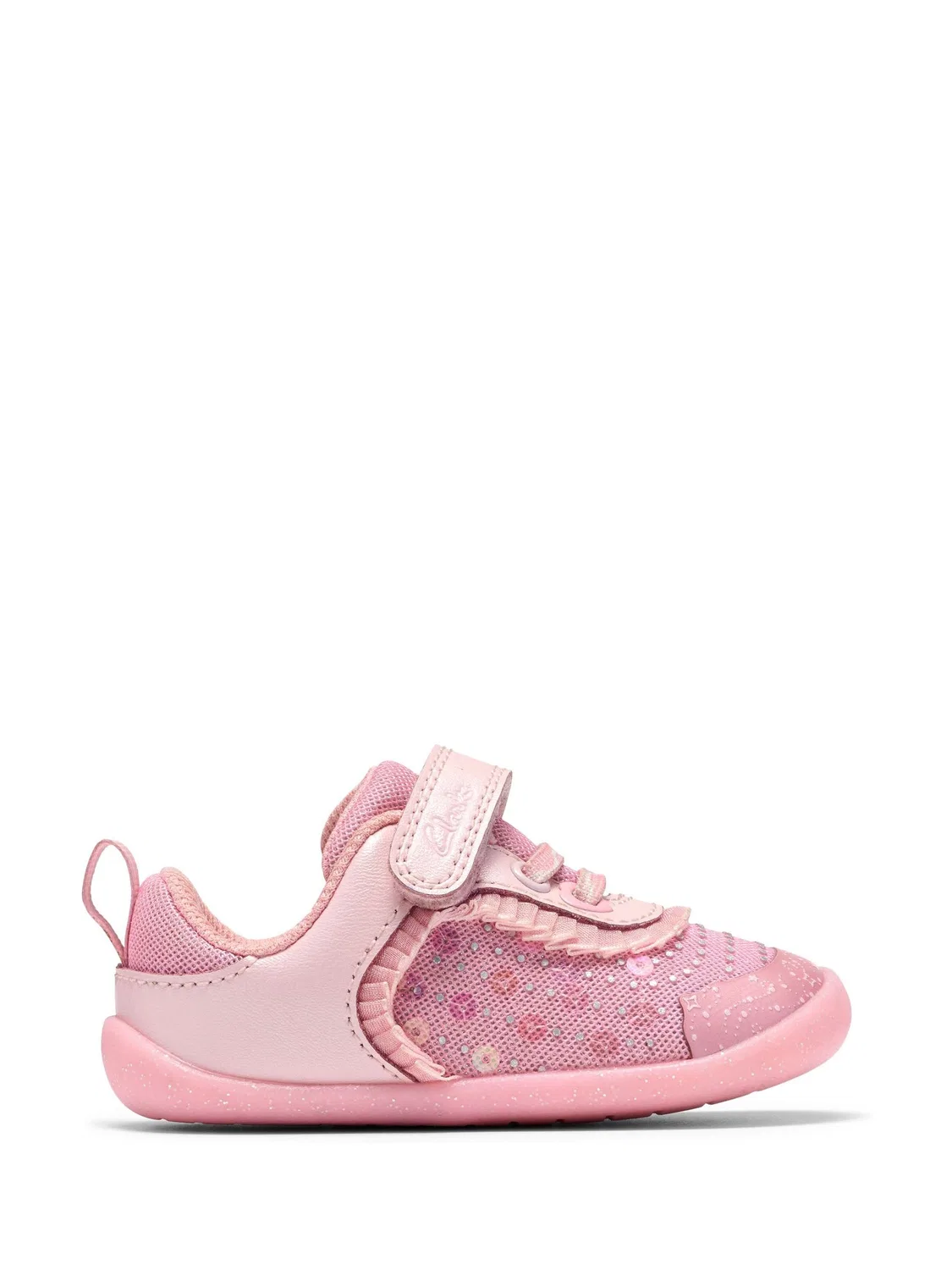 Кроссовки Clarks Roamer Gleam T, для девочек, розовый — фото 2