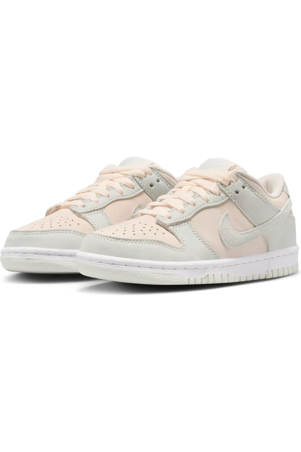 Кроссовки детские баскетбольные Dunk Low Nike, Chalk/White/Barely Green