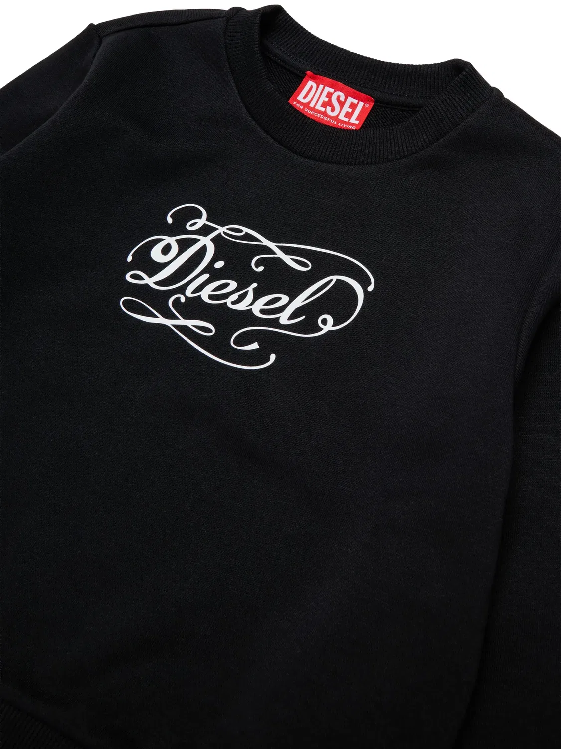 Diesel Свитшот Whimsical с принтом черный — фото 3