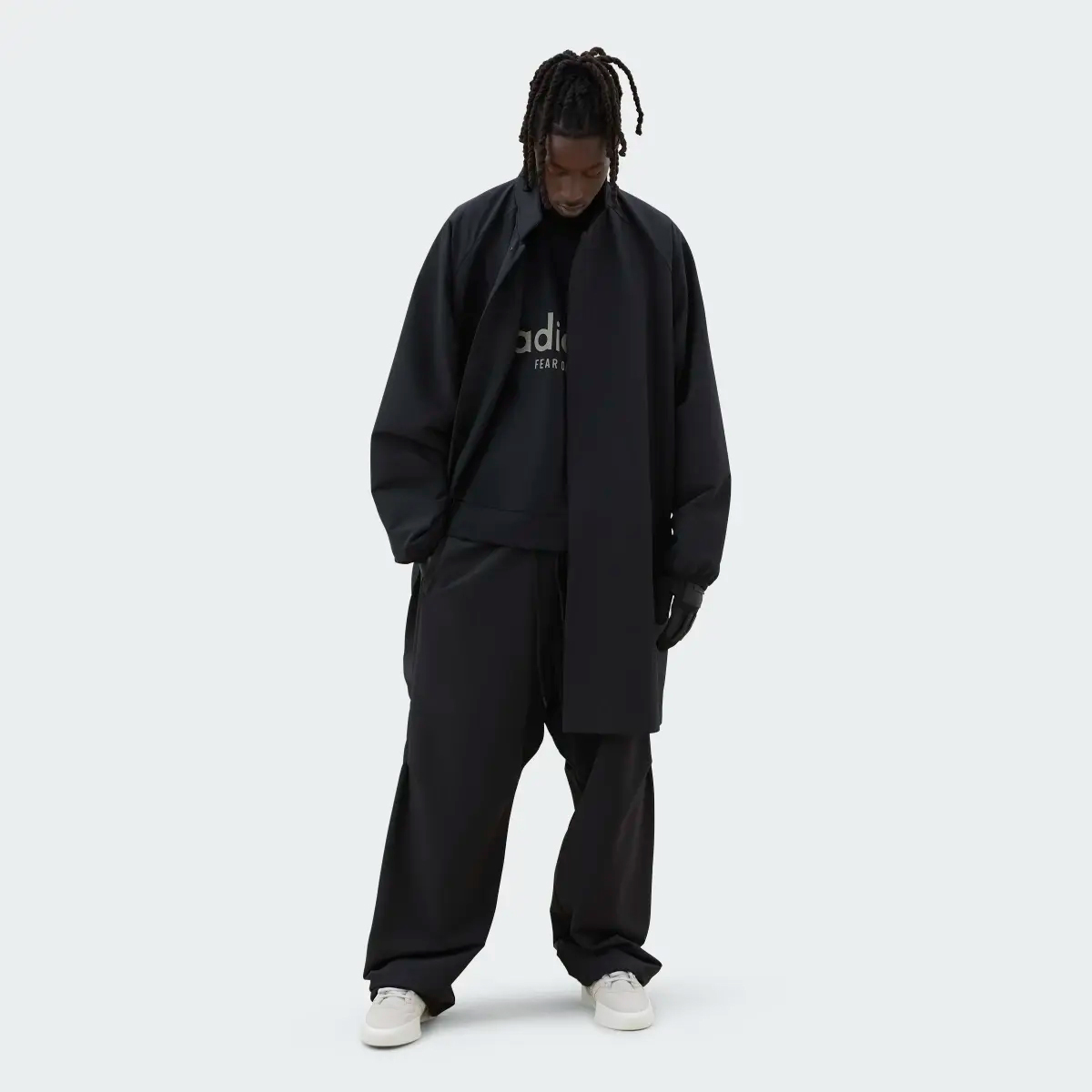 Пальто Adidas Fear of God Athletics, черный — фото 3
