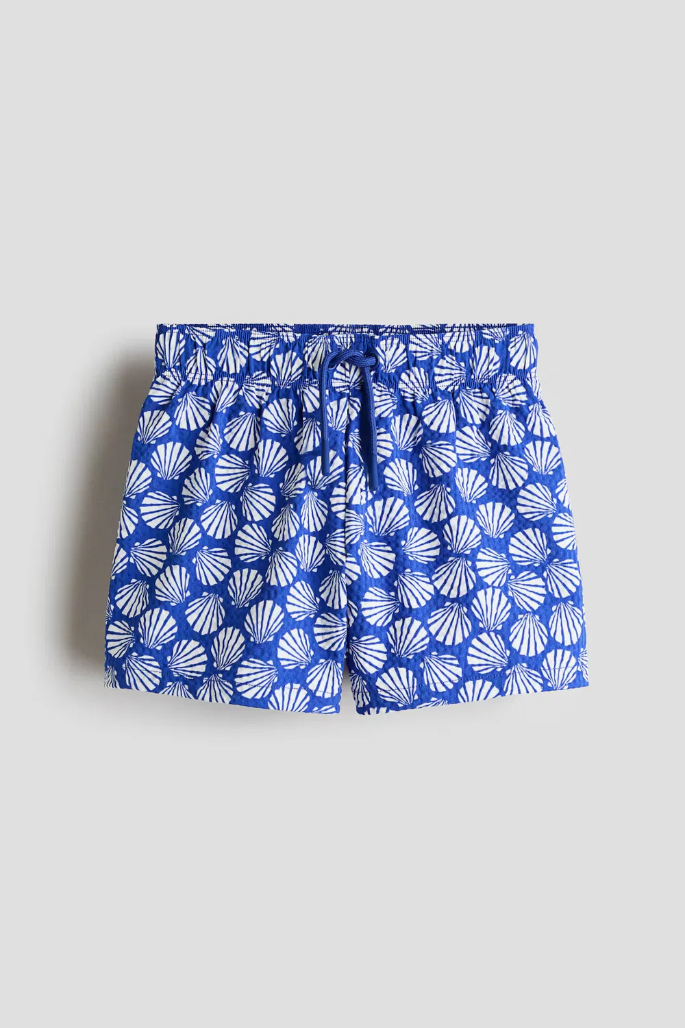 Плавки из ткани сирсакер с узором Laura Ashley H&M, Blau/Weiß