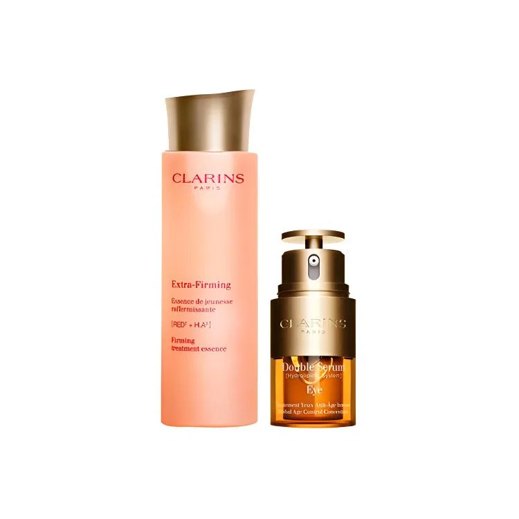 Набор для ухода за кожей вокруг глаз и тонер CLARINS, Double Phases Eye Cream 20ml + Revitalizing Lotion 200ml
