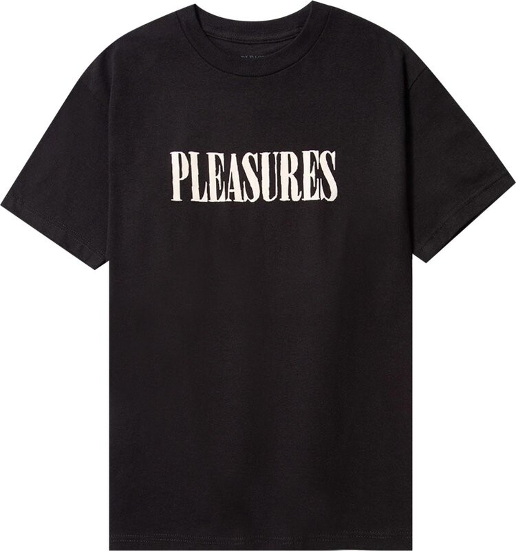 

Футболка Pleasures Tickle Logo T-Shirt 'Black', черный