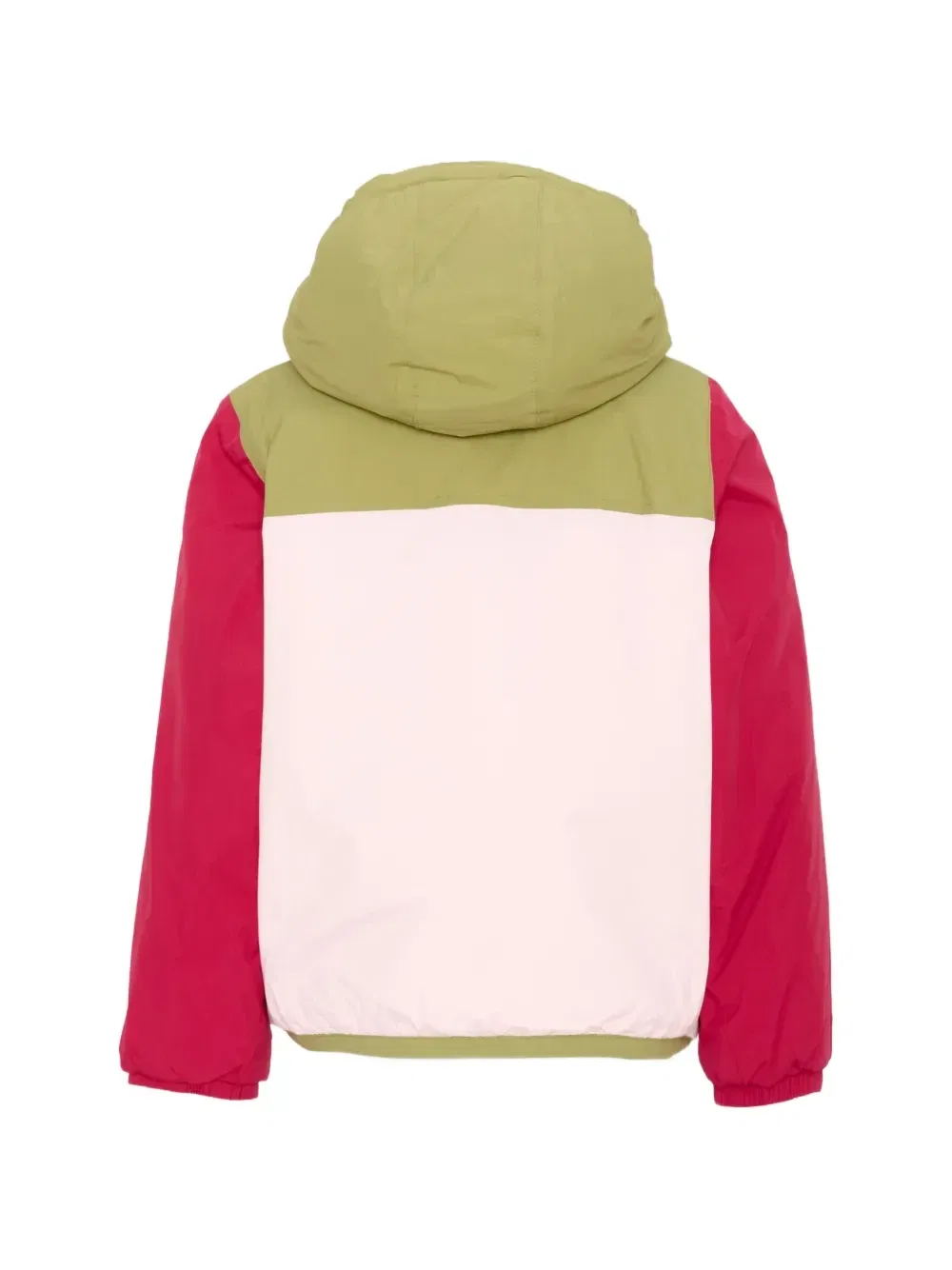 Цветная куртка с капюшоном K Way Kids, розовый — фото 2