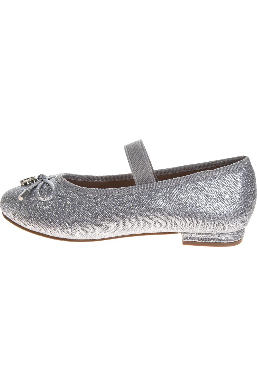 Детские туфли slip-on нарядные Badgley Mischka, Silver — фото 3