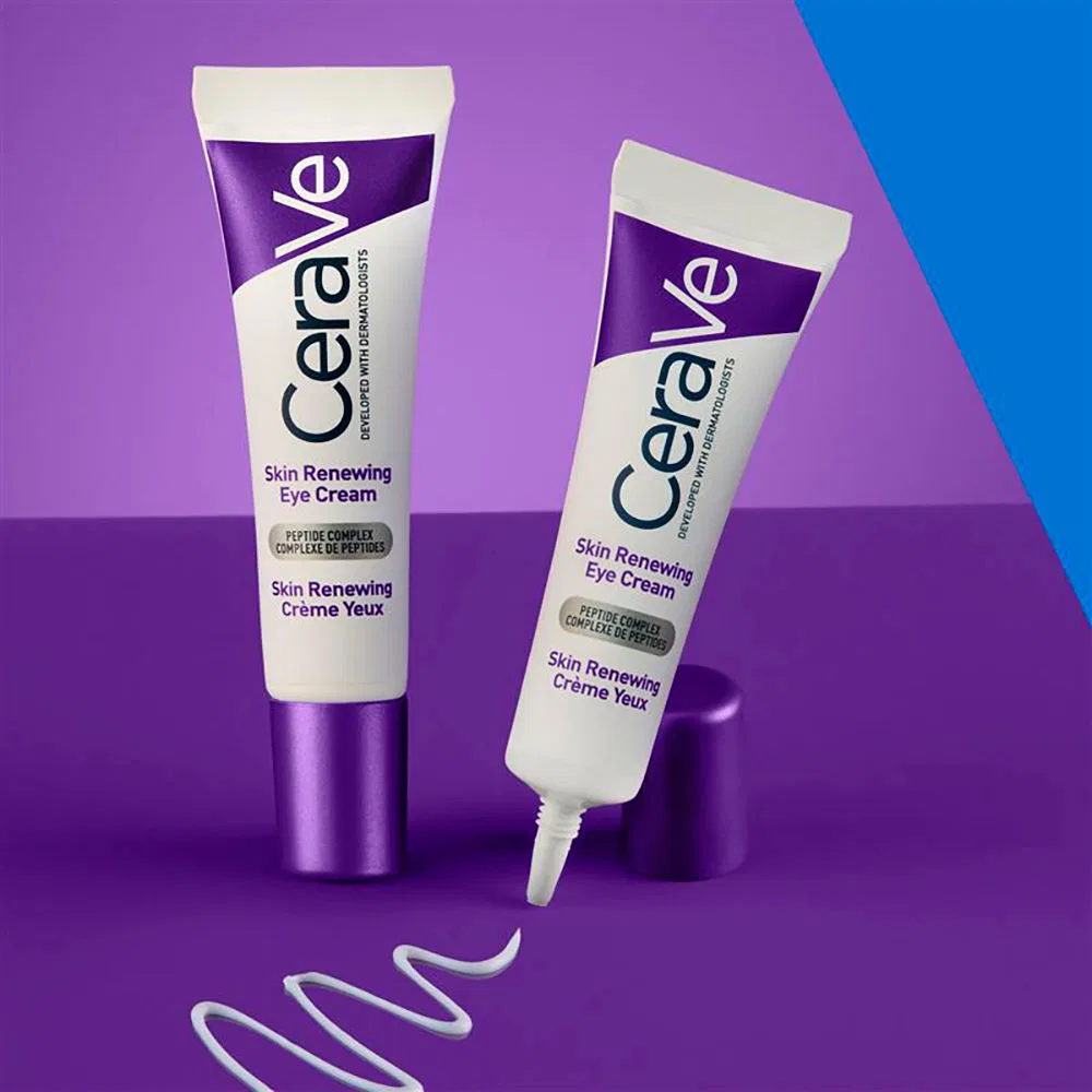 Крем для контура глаз с пептидами и кофеином, CeraVe Skin Renewing, 15 мл — фото 3