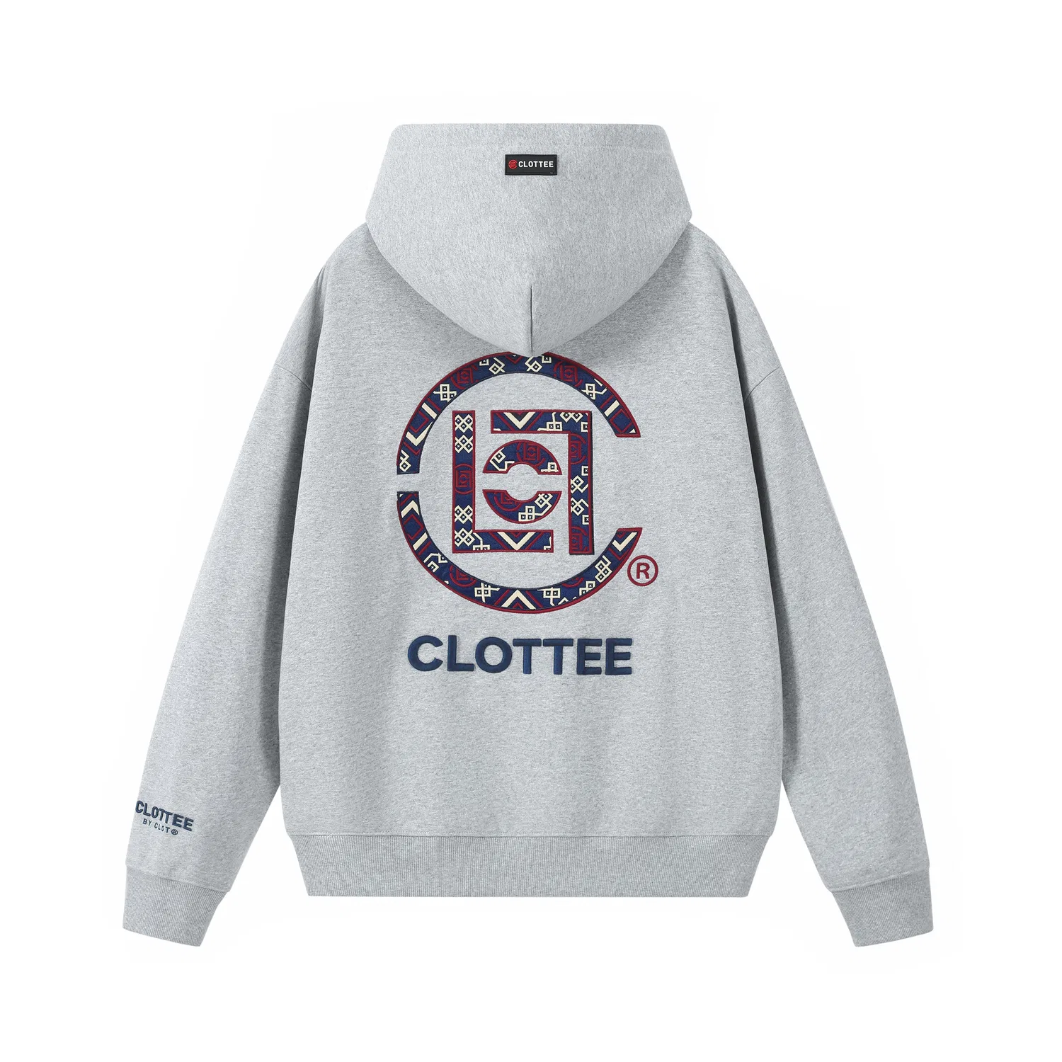 Детский худи с капюшоном CLOT, Light Gray