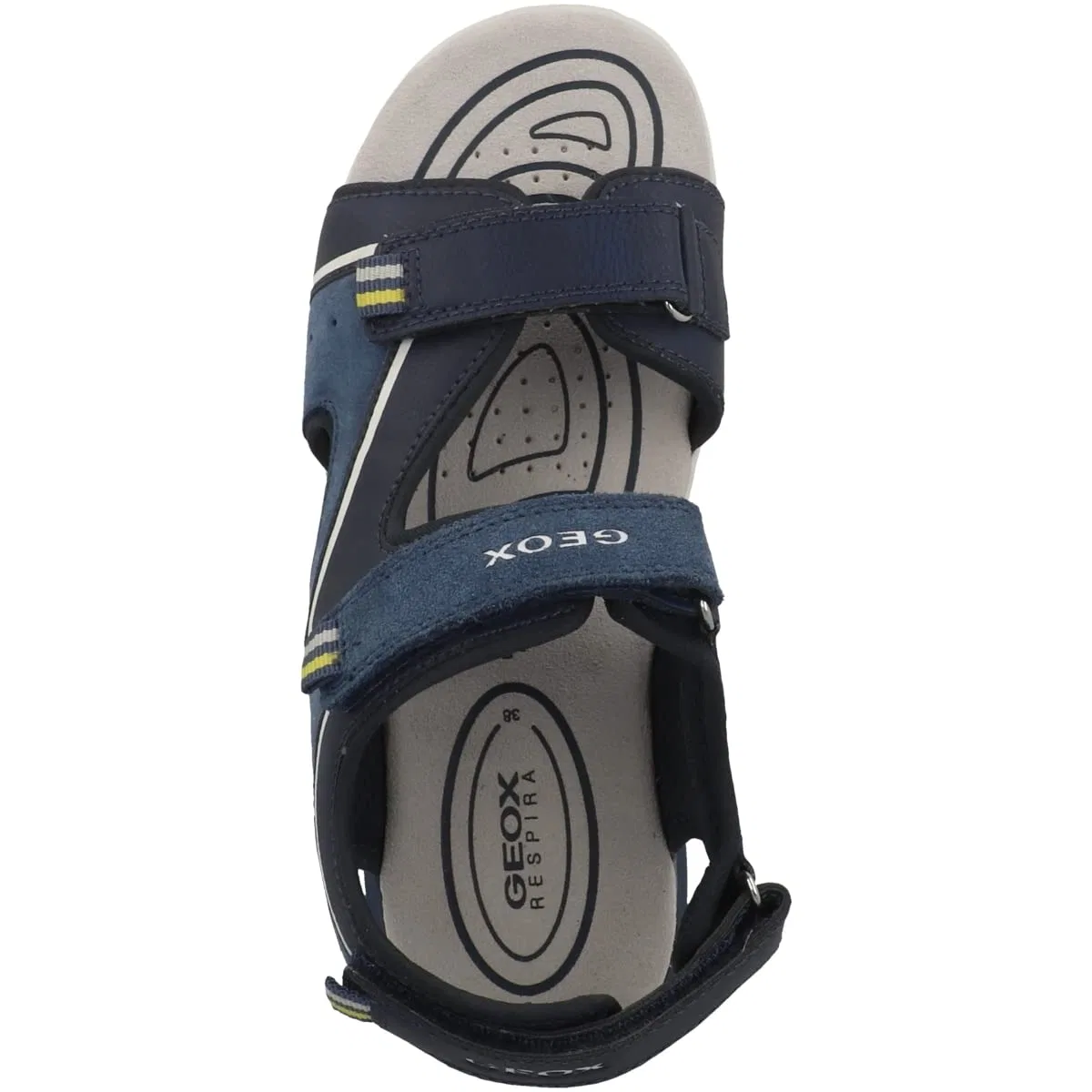Детские сандалии для мальчиков с регулировкой J Sandal Alben Boy a Geox, Navy Blue Avio — фото 2