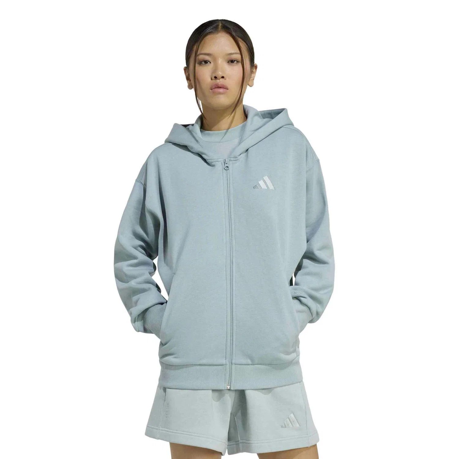 Женский свитшот с принтом All Szn Fz Hd Adidas, Bunt — фото 2