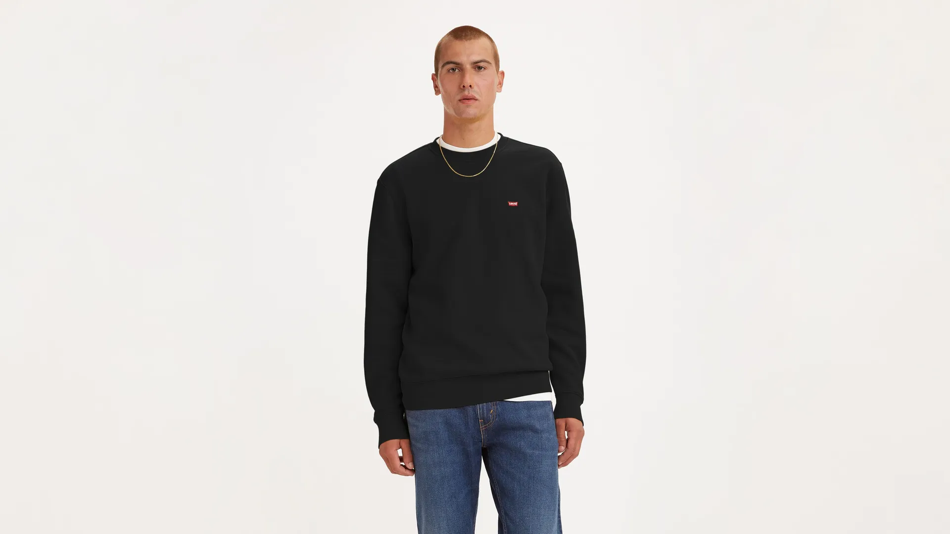 

Толстовка с круглым вырезом Levi's, черный
