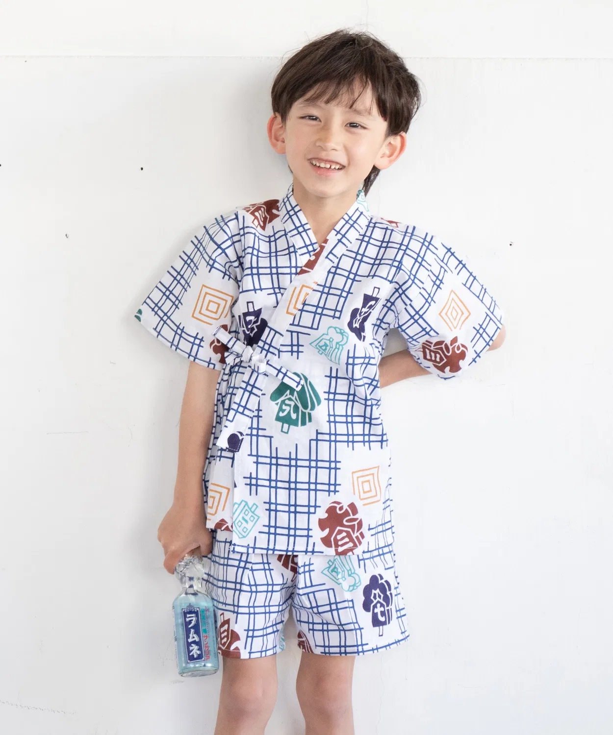 Детское кимоно Yukata-kan Grace, Белый