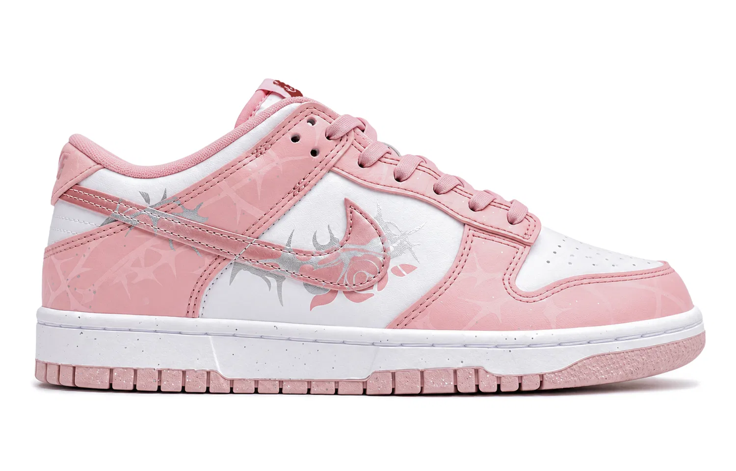 Детские кроссовки для скейтбординга с кожаным верхом, Nike, Pink — фото 4