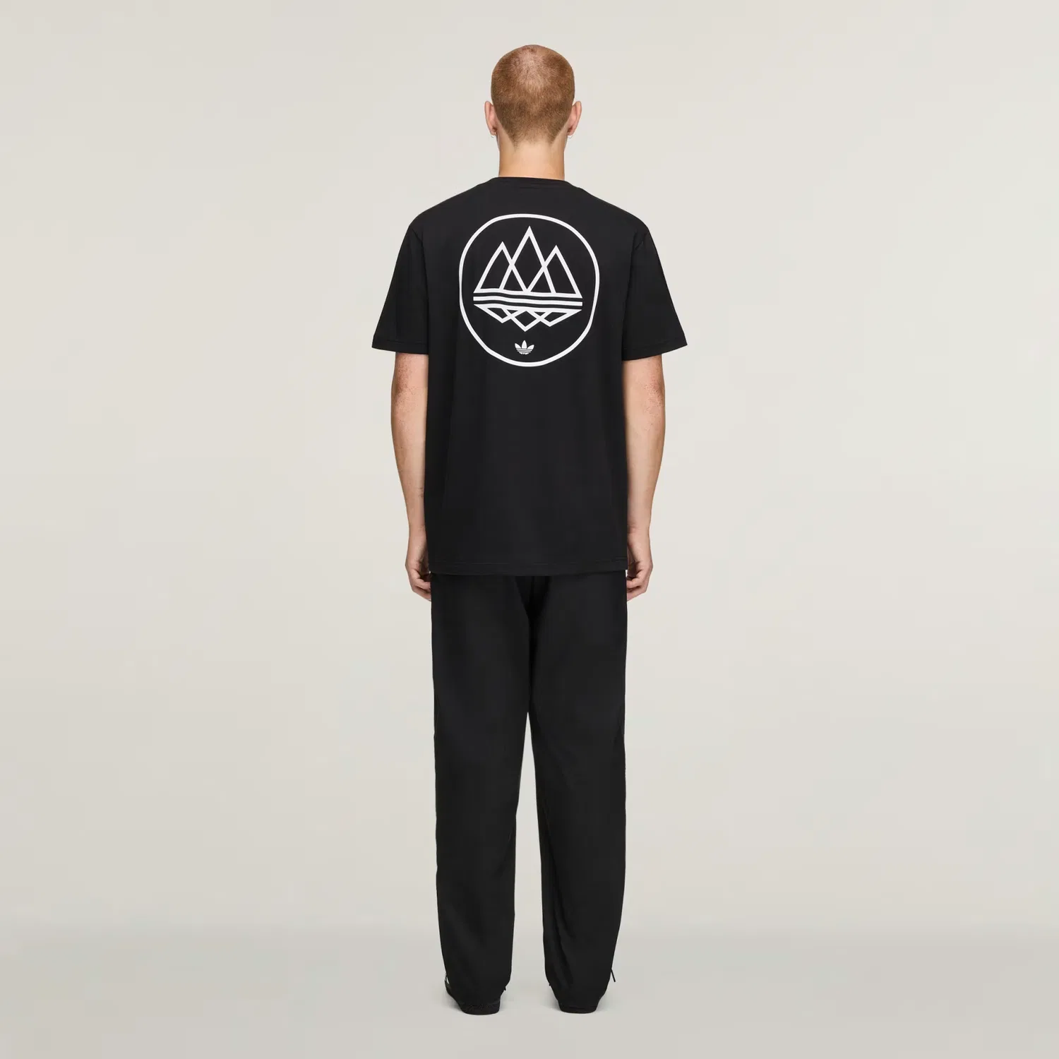Мужские спортивные штаны прямого кроя SPZL F.C. Track Pant Adidas Originals, черный — фото 3