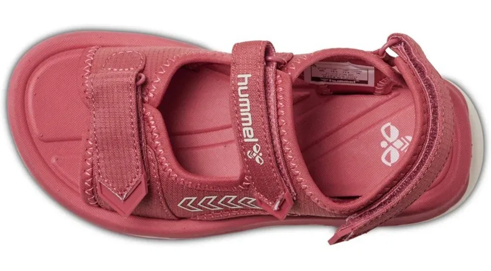 Сандалии детские с ремешками Hummel, розовый — фото 3