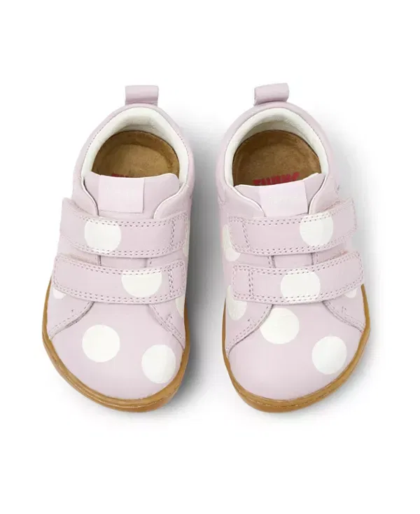 Детские кроссовки для девочек кожаные Peu Cami Mismatched Leather Sneakers Camper, мультиколор — фото 2