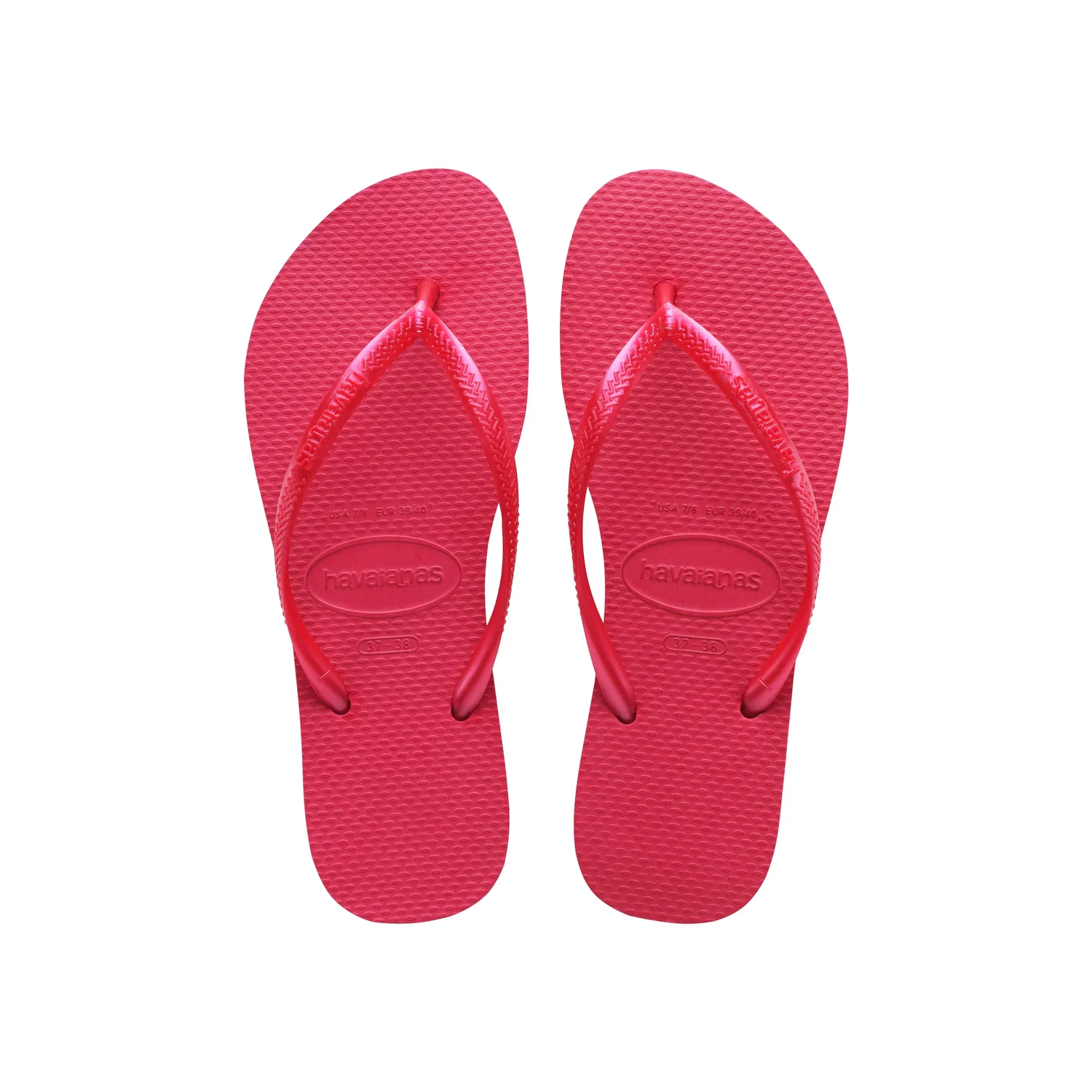 Шлепанцы детские узкие, розовый Havaianas