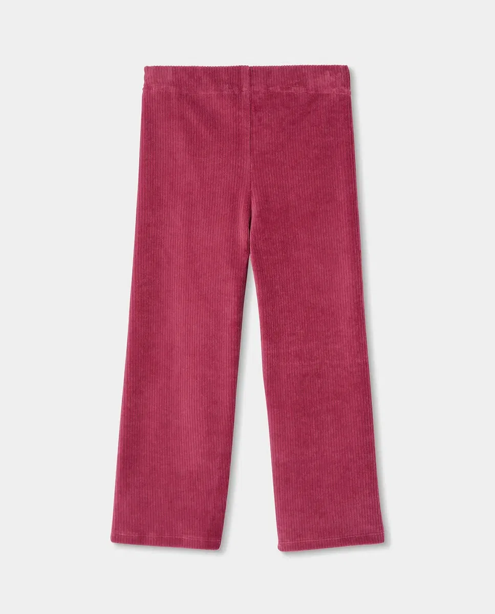Детские брюки для девочек из вельвета Boboli, Rojo — фото 3