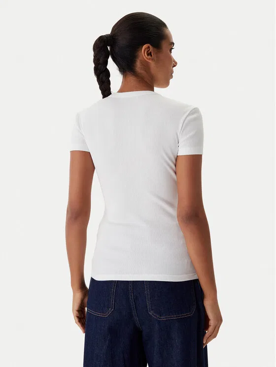 Футболка Lacoste Regular Fit, Белая — фото 3