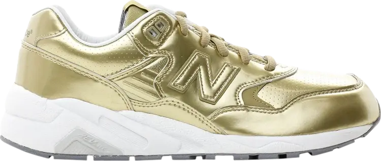 

Кроссовки New Balance Wmns 580 'Metallic Gold', золотой, Желтый, Кроссовки New Balance Wmns 580 'Metallic Gold', золотой