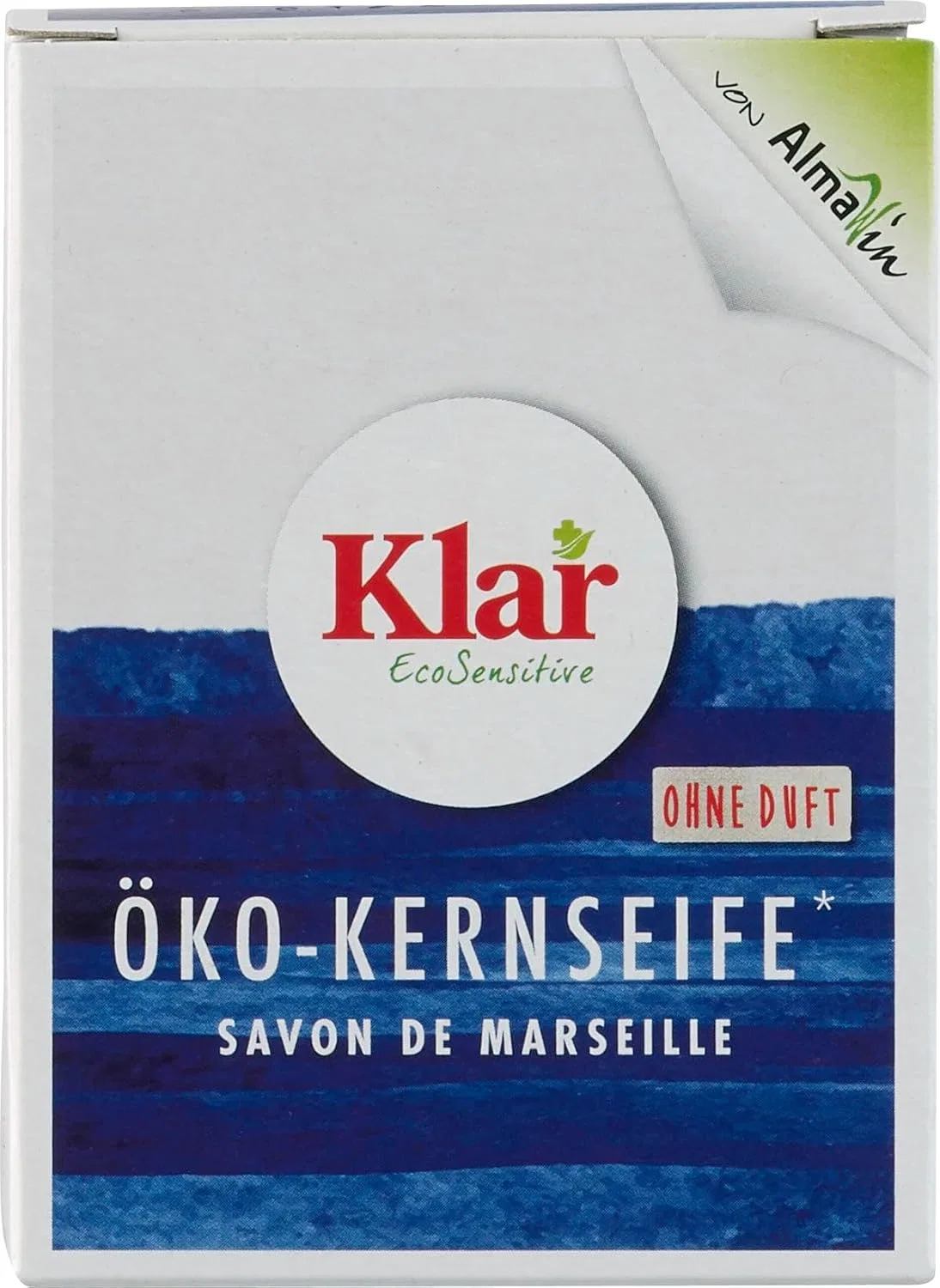 Мыло твердое, без аромата, Klar EcoSensitive, 24 шт., 2400 г, Белый