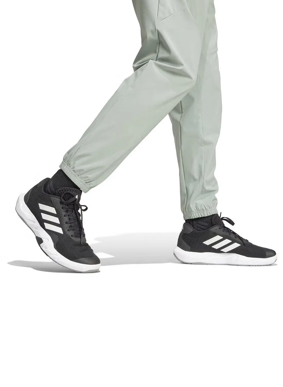 Штаны тренировочные с четырехсторонней эластичностью D4T Adidas, серый — фото 4