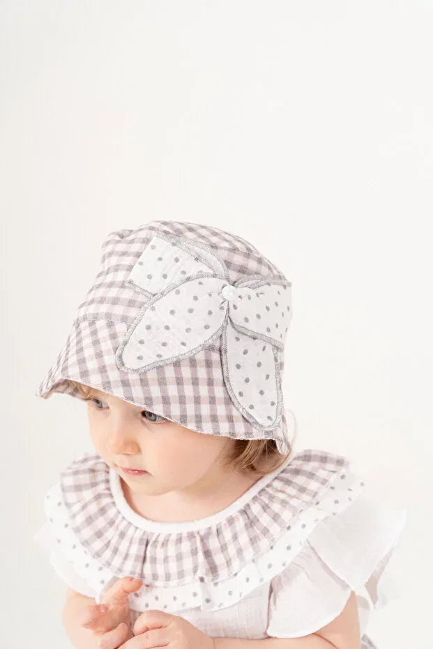 Детский комплект для девочек из муслина с принтом Glam Jnf Kids, Gray — фото 3