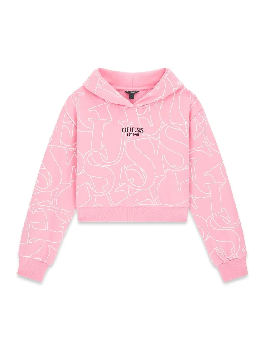 Толстовка GUESS розового цвета