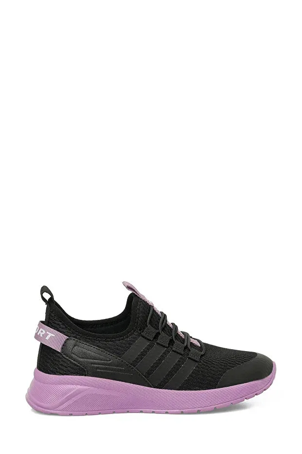 Детские спортивные кроссовки для девочек шнуровка Icool Design, Black-102240660