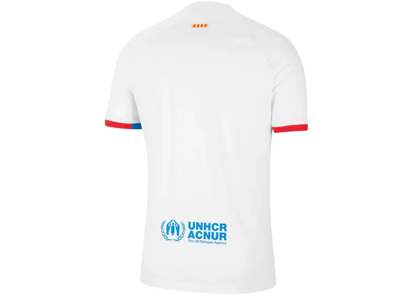 Мужская футболка-джерси с длинным рукавом Nike Barcelona F.C. 2023/24 Second Retro Logo Edition Dri-Fit Stadium, White — фото 2