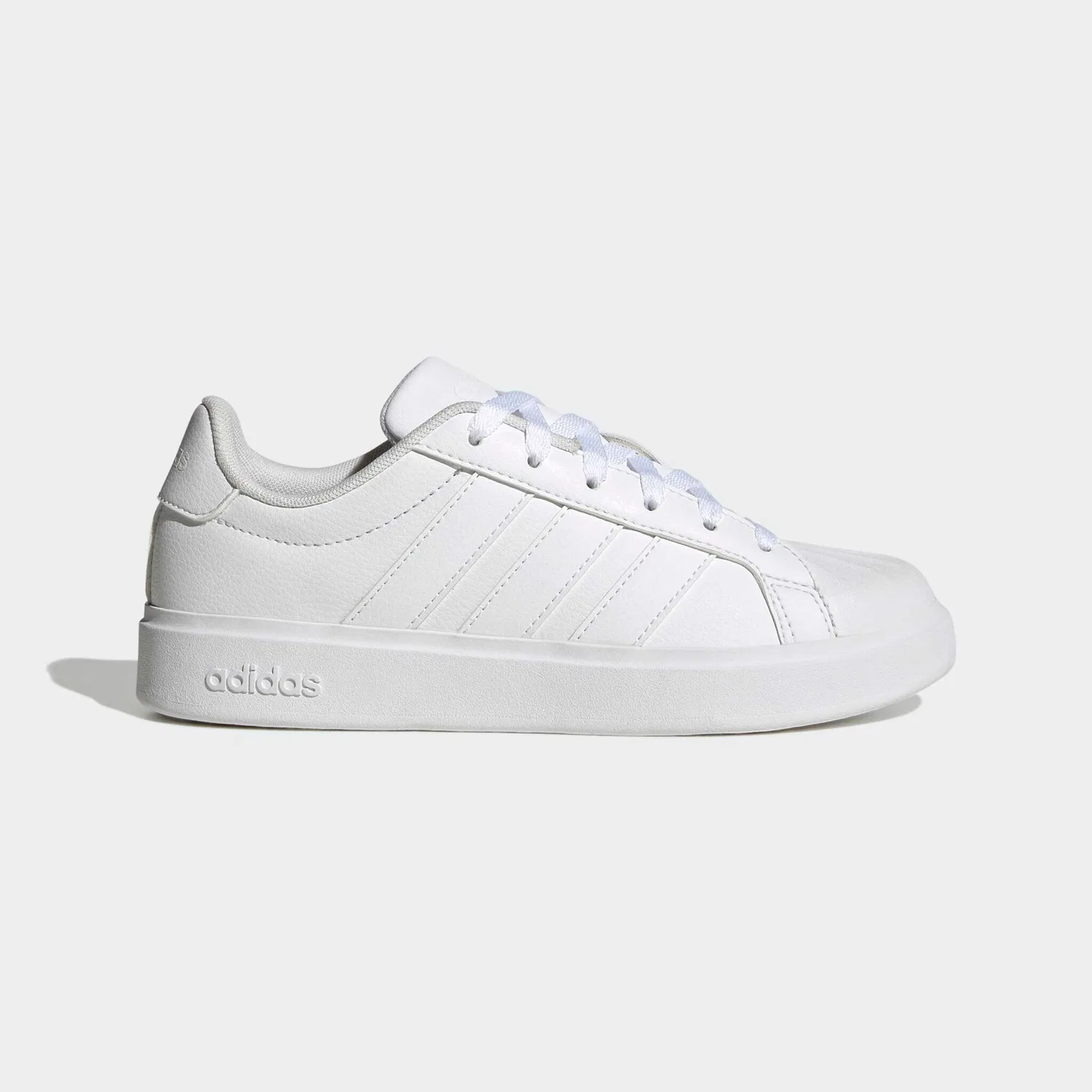 Детские кеды с мыском-ракушкой Adidas Superstar, Cloud White/Ftwr White — фото 2
