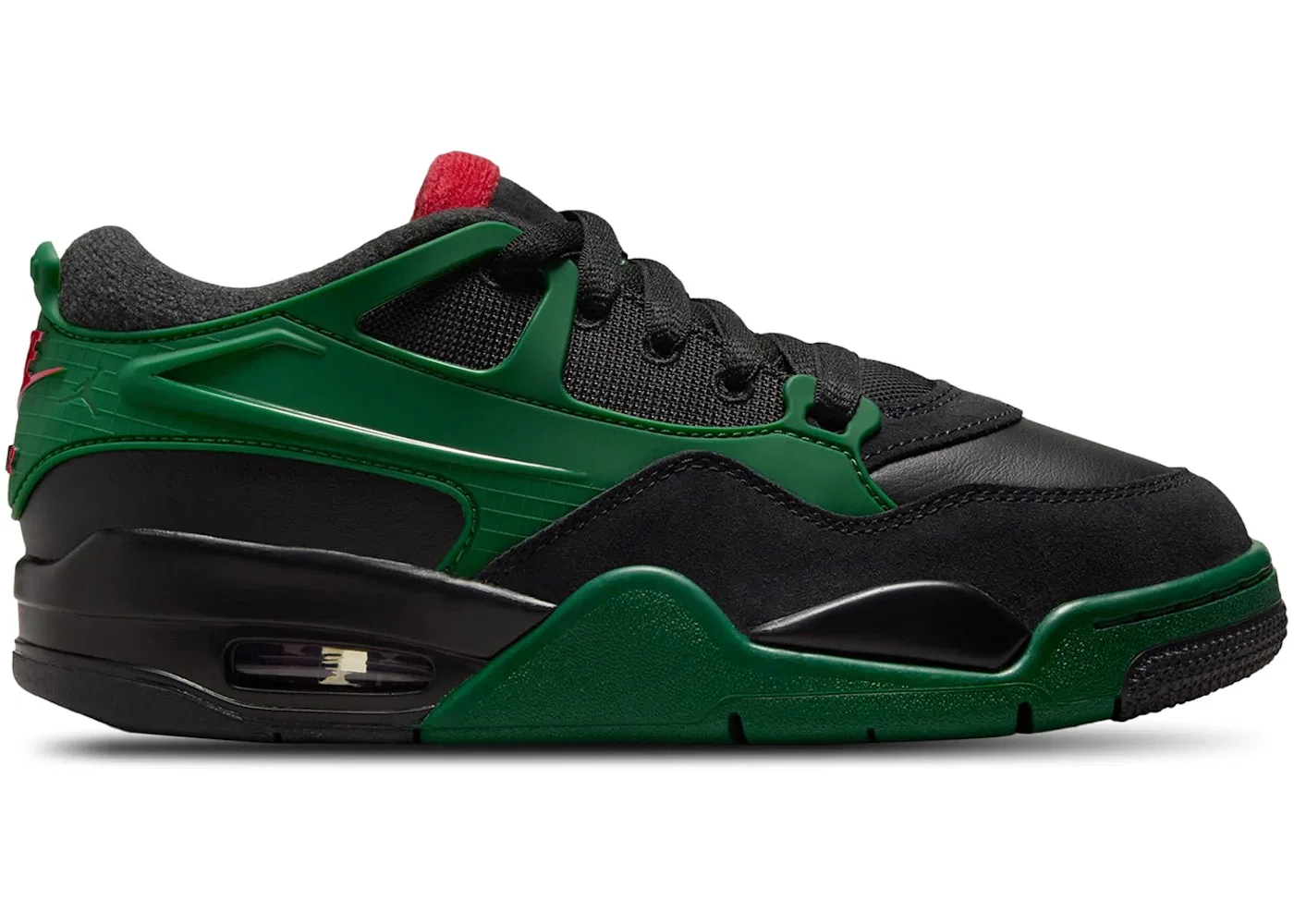 Детские кроссовки Lifestyle Jordan 4 RM Jordan Black Gorge Green Varsity Red