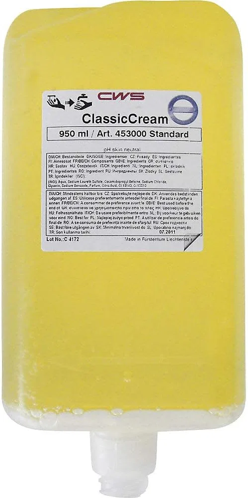 Мыло жидкое CWS ClassicLine Mild 12 x 500 мл, Желтый Unbekannt
