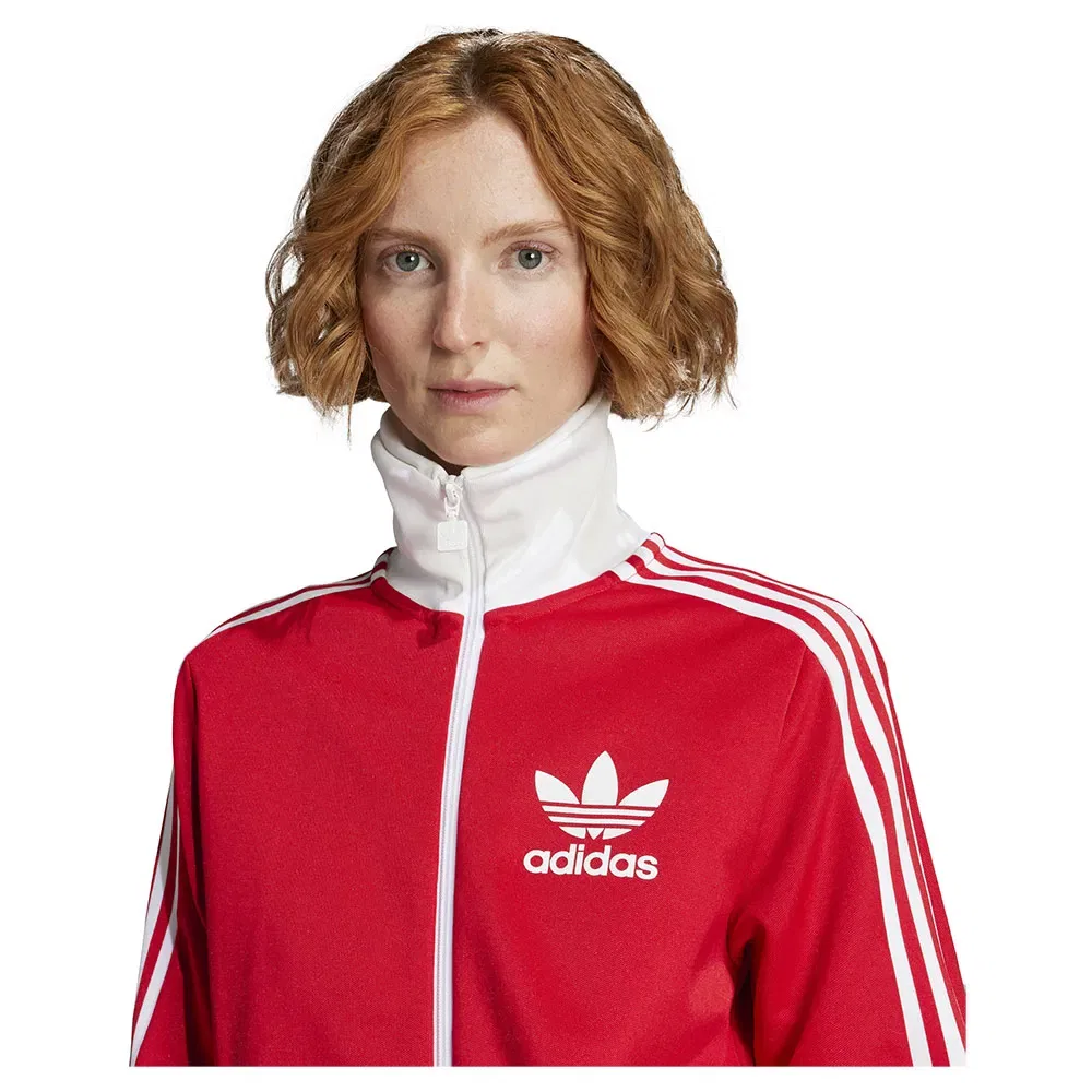Худи на молнии Beckenbauer Adidas Originals, красный — фото 4