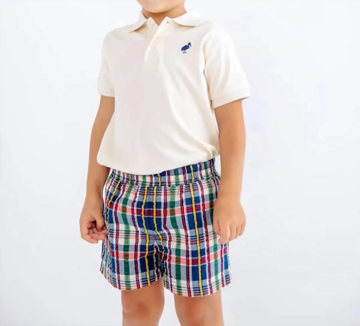 Детские шорты с принтом The Beaufort Bonnet Company, Gramercy Park Plaid