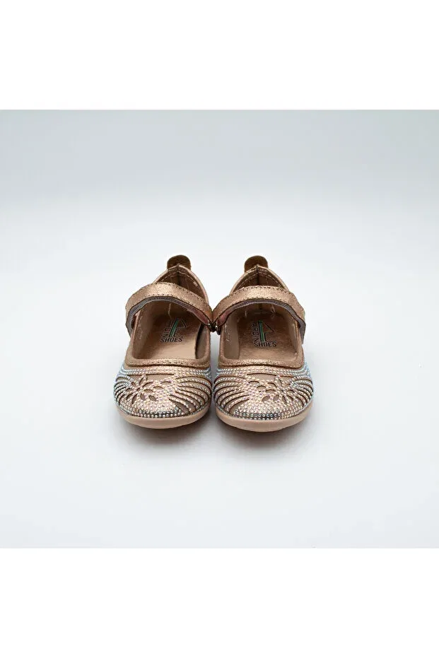 Детские балетки для девочек без каблука Arçın Shoes, Rose — фото 3