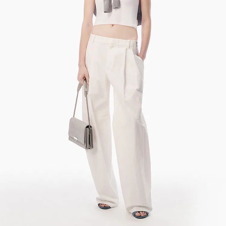 Женские брюки-костюм Alexander Wang, Paper White — фото 3