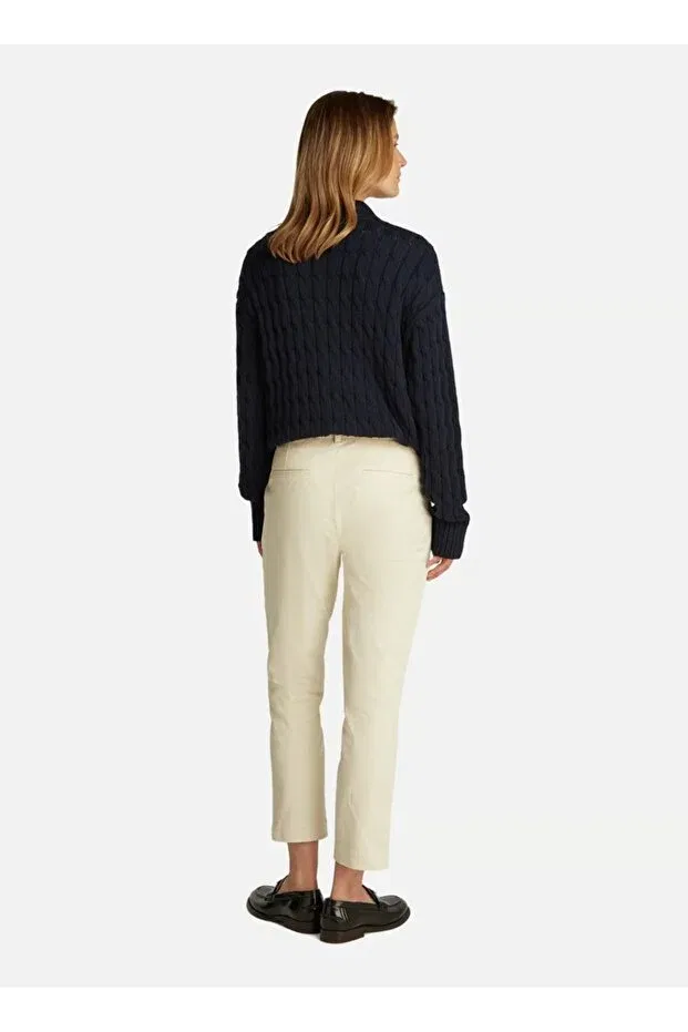 Женские брюки чинос из стрейч-хлопка Tommy Hilfiger, Nude Color — фото 4