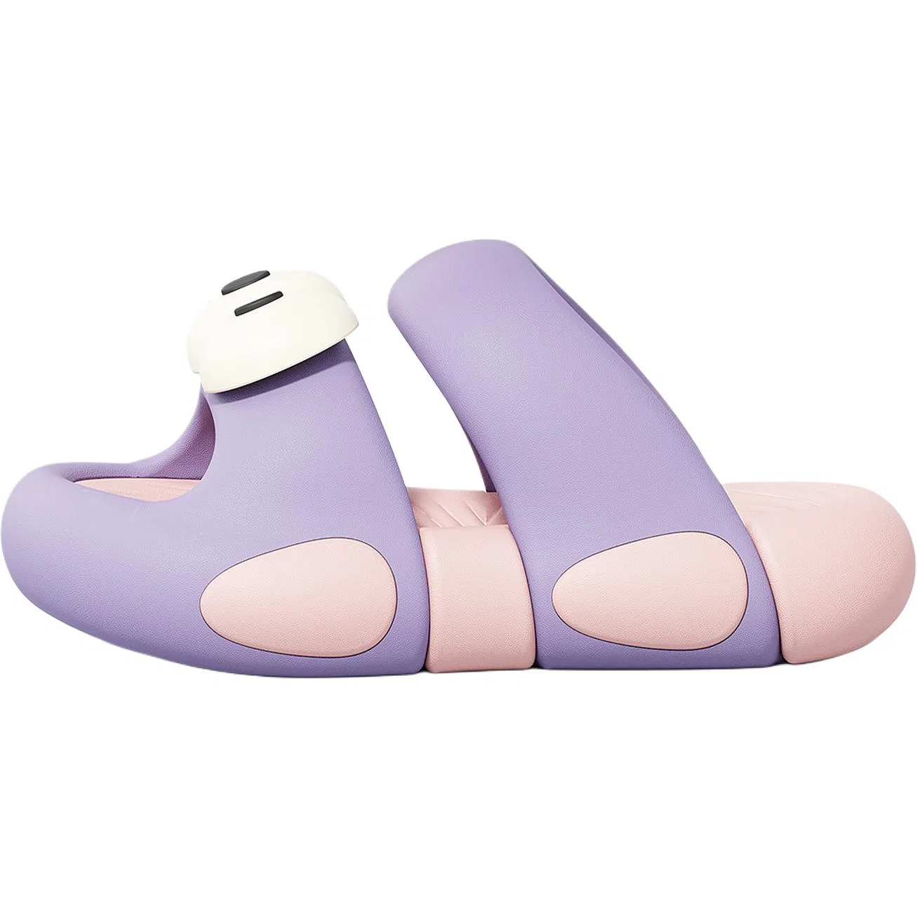 Детские домашние тапочки летние с мультяшным дизайном Hodo Home Summer Slippers, Purple