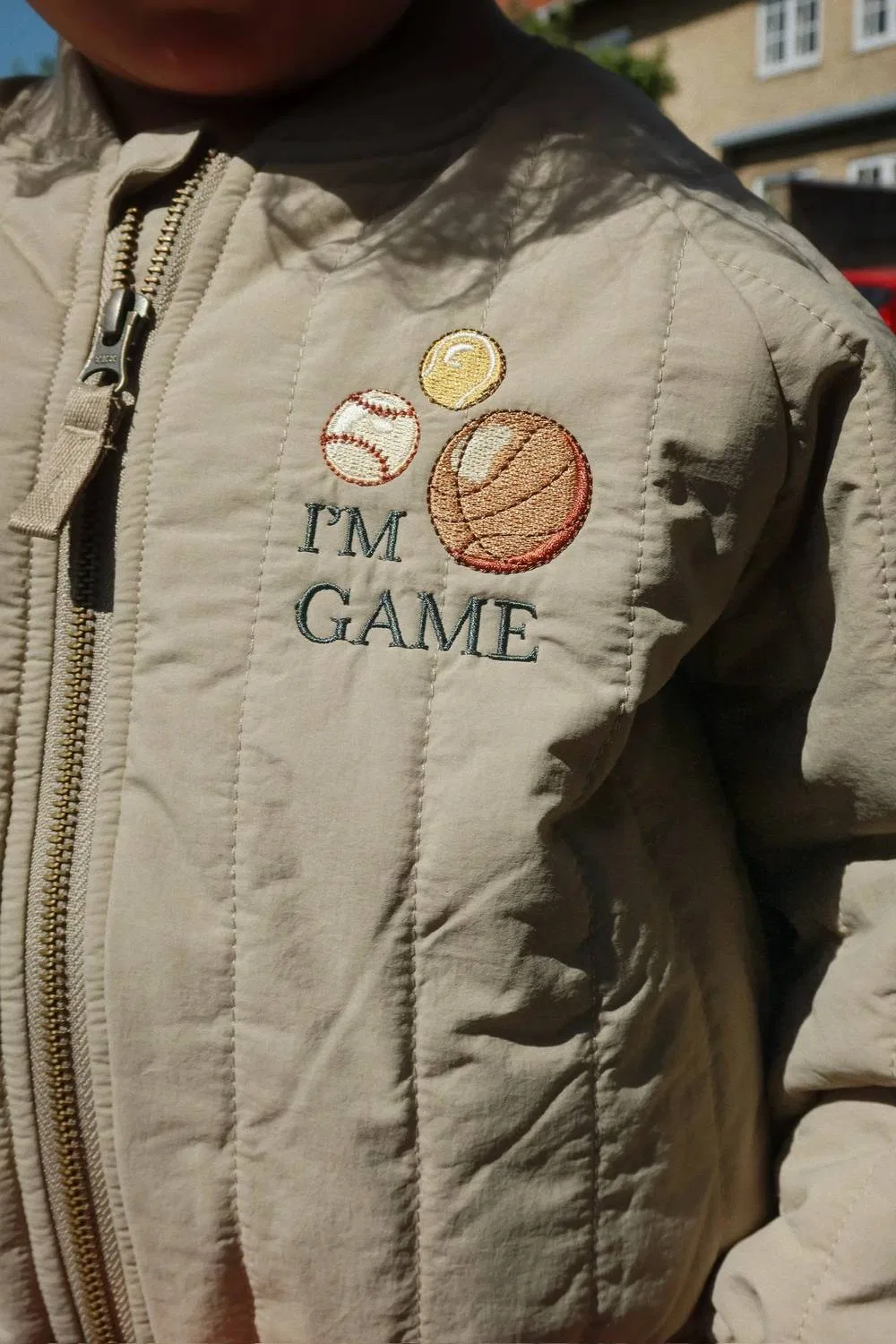 Детская куртка-бомбер для мальчиков утепленная Juno Bomber Jacket Konges Sløjd, Laurel Oak