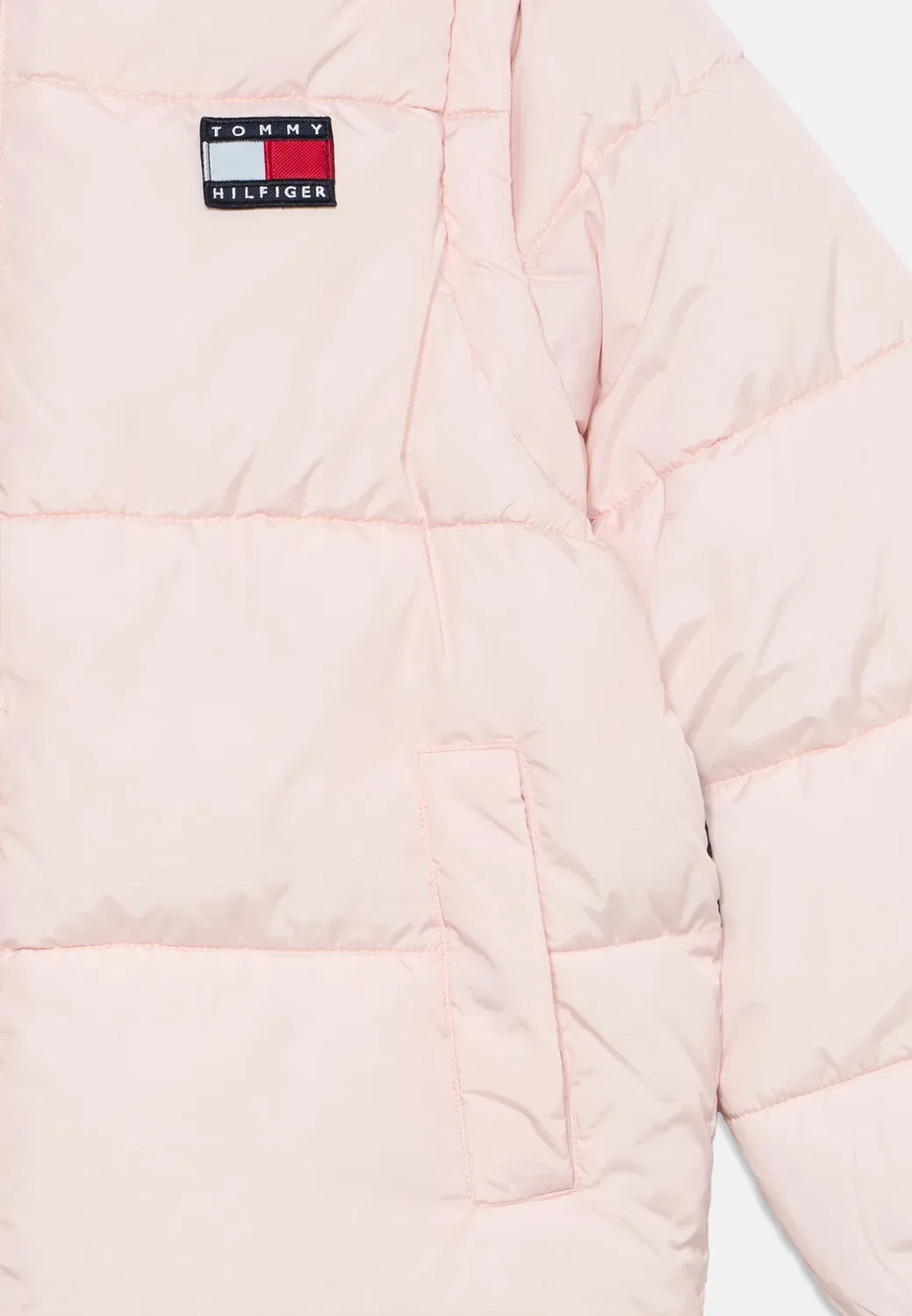 Фирменная пуховая куртка - зимняя куртка Tommy Hilfiger, Whimsy Pink — фото 4