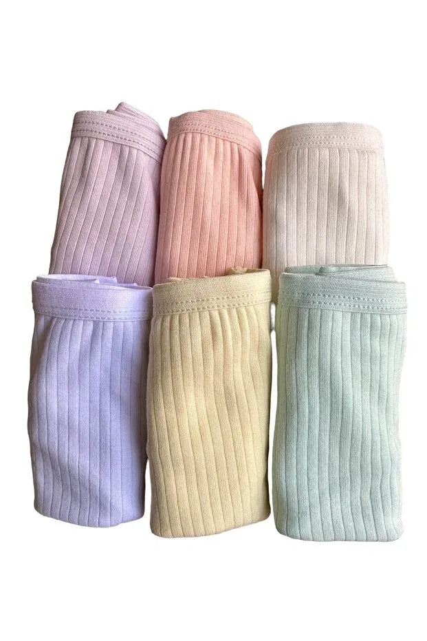 Детские боксеры для девочек с пастельными цветами 6-Pack Dondeza, Pastel Colors — фото 3